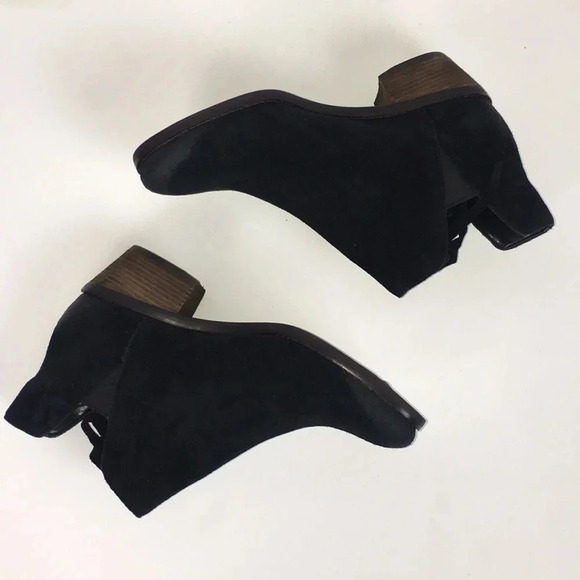 Cole Haan Abbot Black Fringe Booties Size 6.5 - Picture 5 of 7